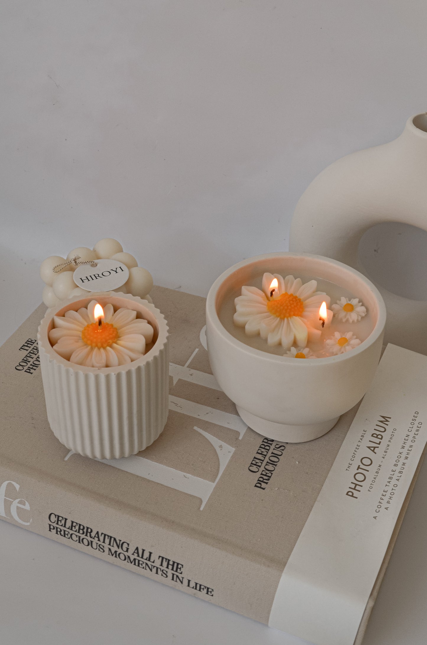 Chamomile Flower Scented Candle