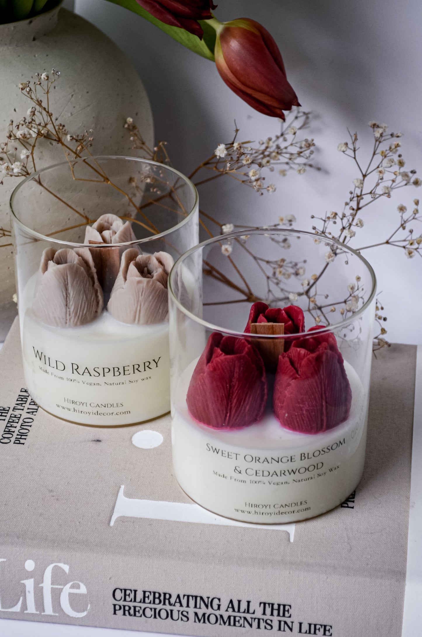 Dutch Red Tulip Scented Candle