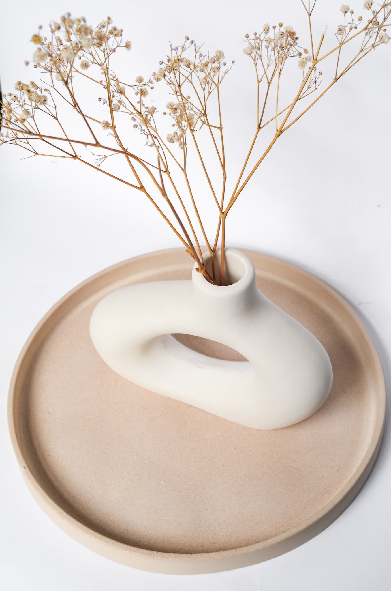 Lotus Harmony Stone Vase