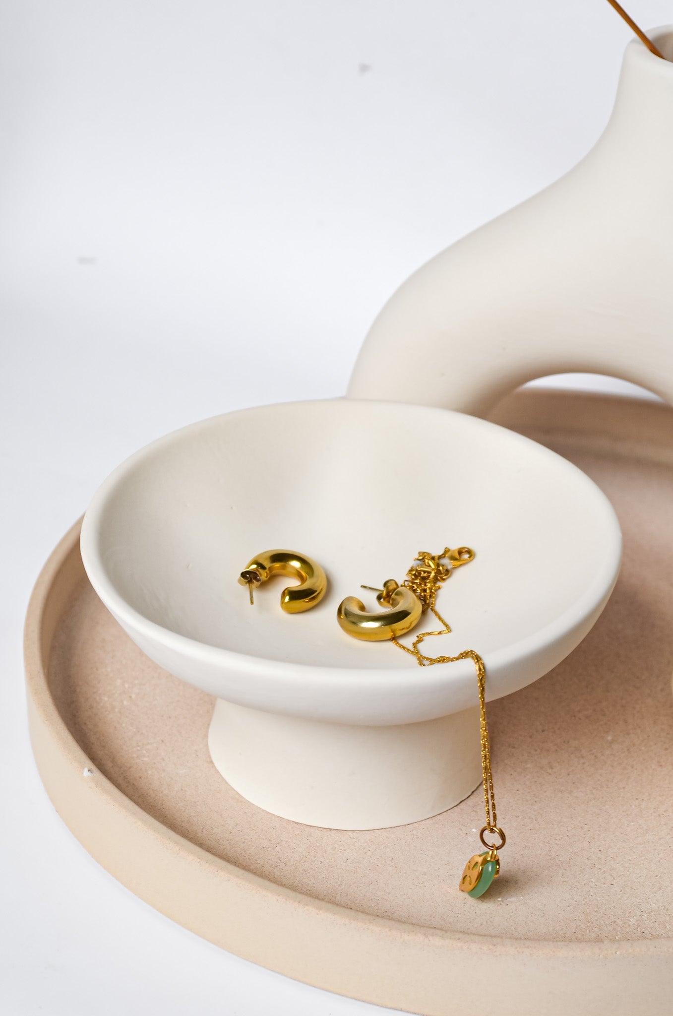 Ibiza elevated jewellery holder bowl