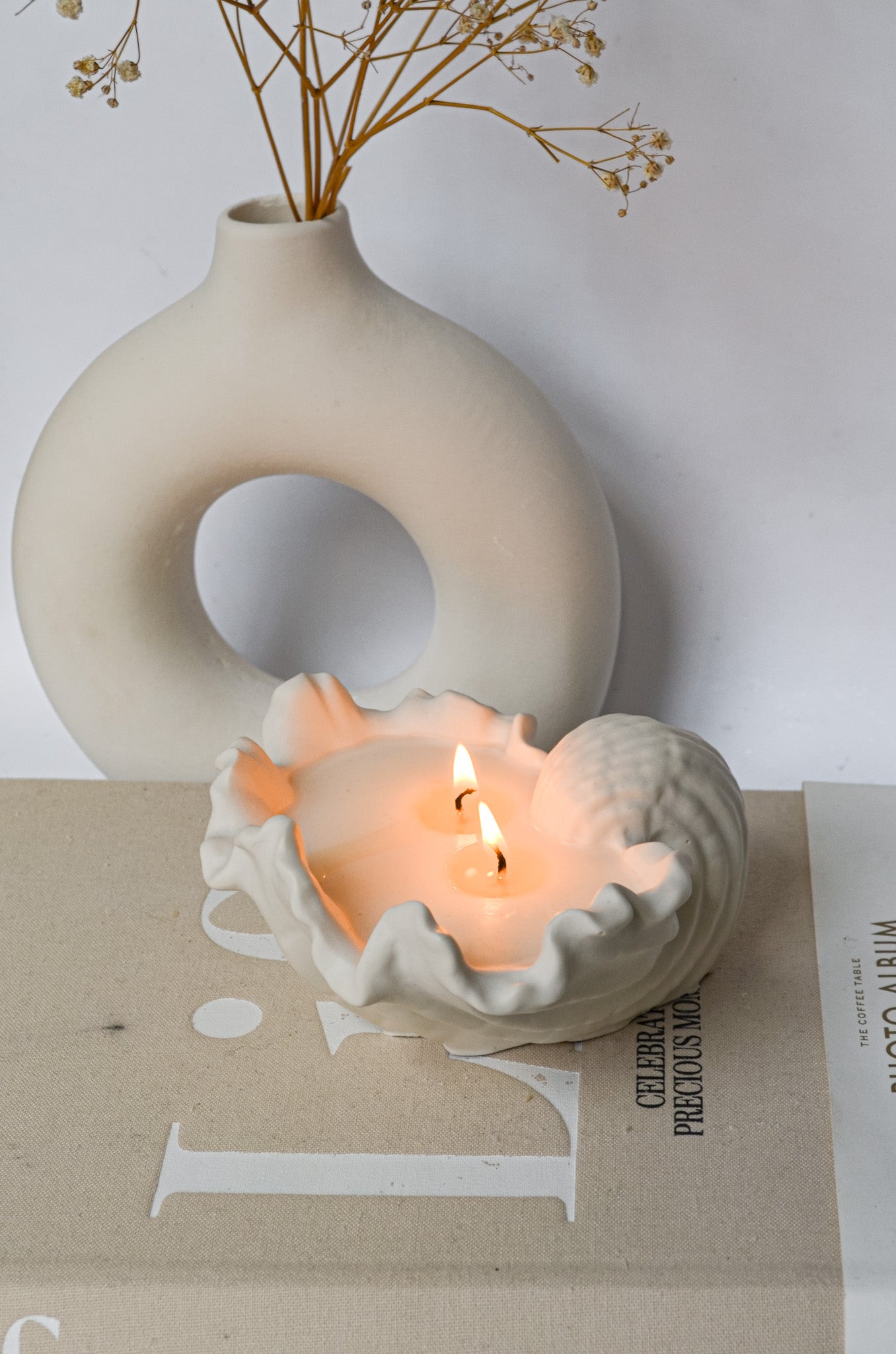 Scallop Relaxing Beach Candle