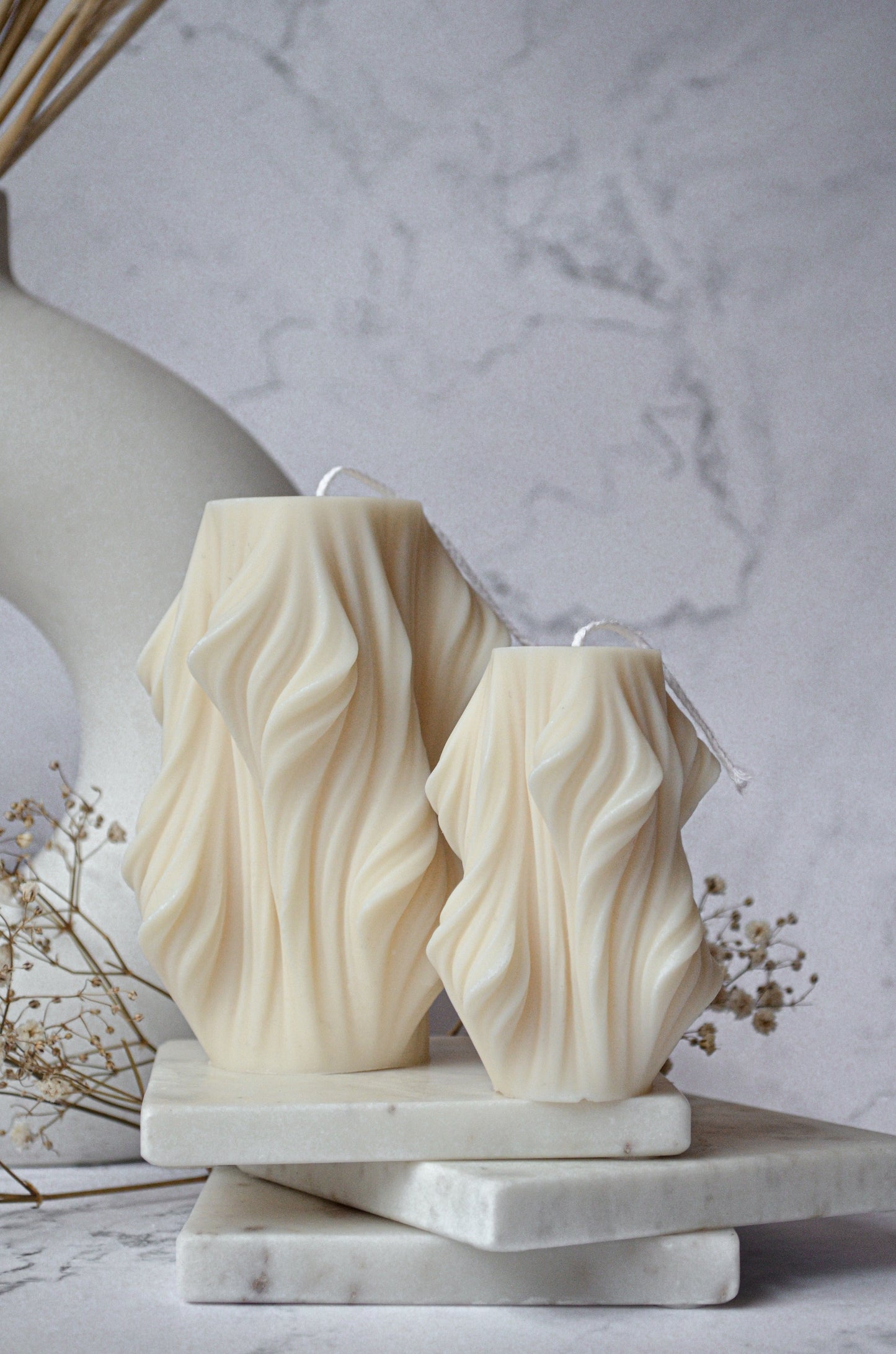 Paire de bougies Grace Waterfall