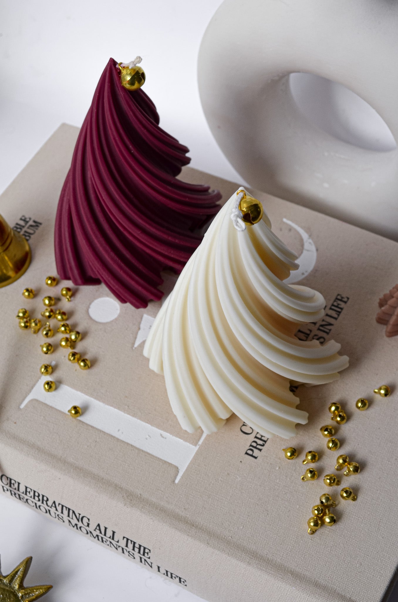 Große Rose-Teddy-Kerze