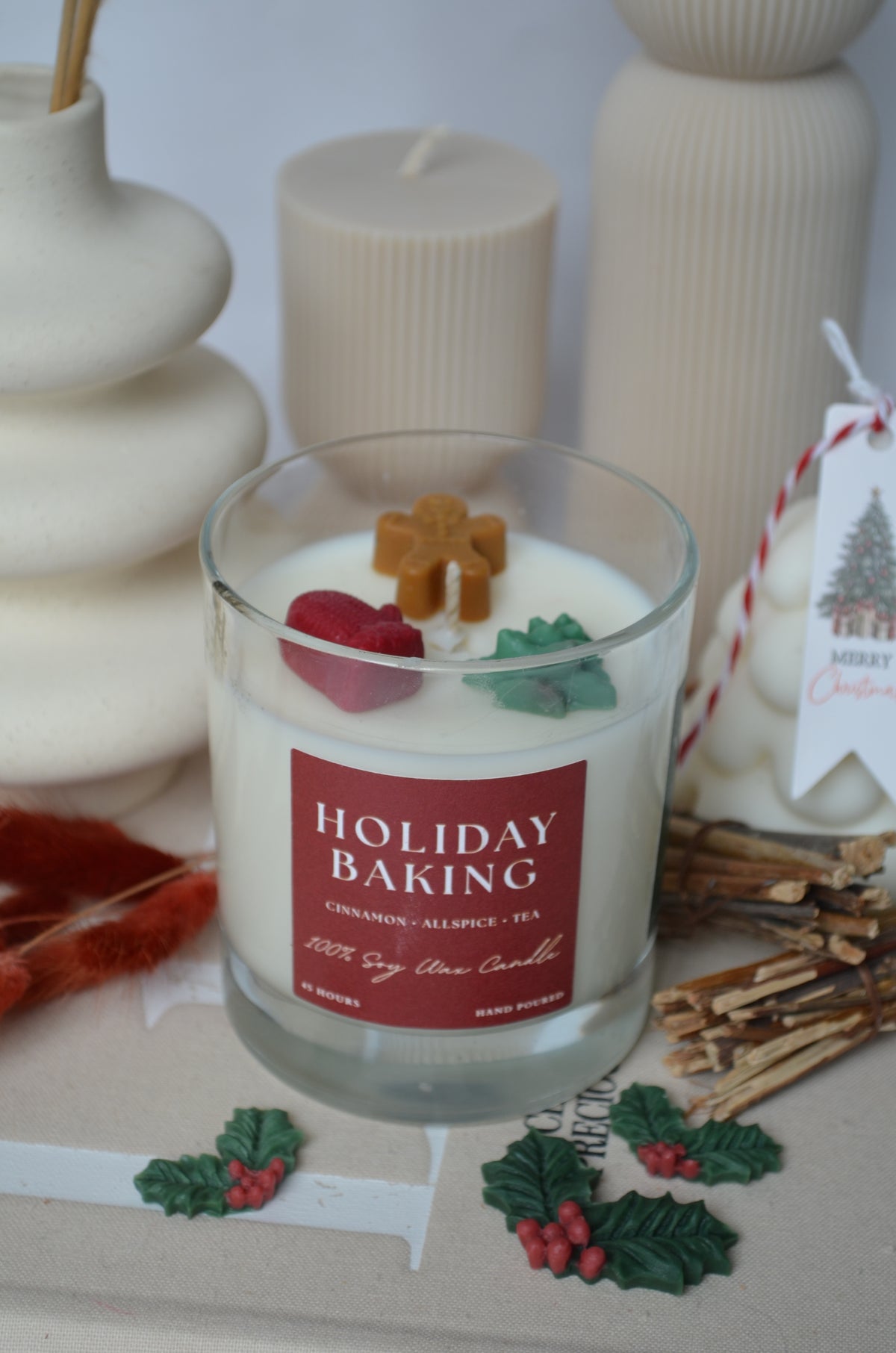 Holiday Baking Scented Christmas Candle