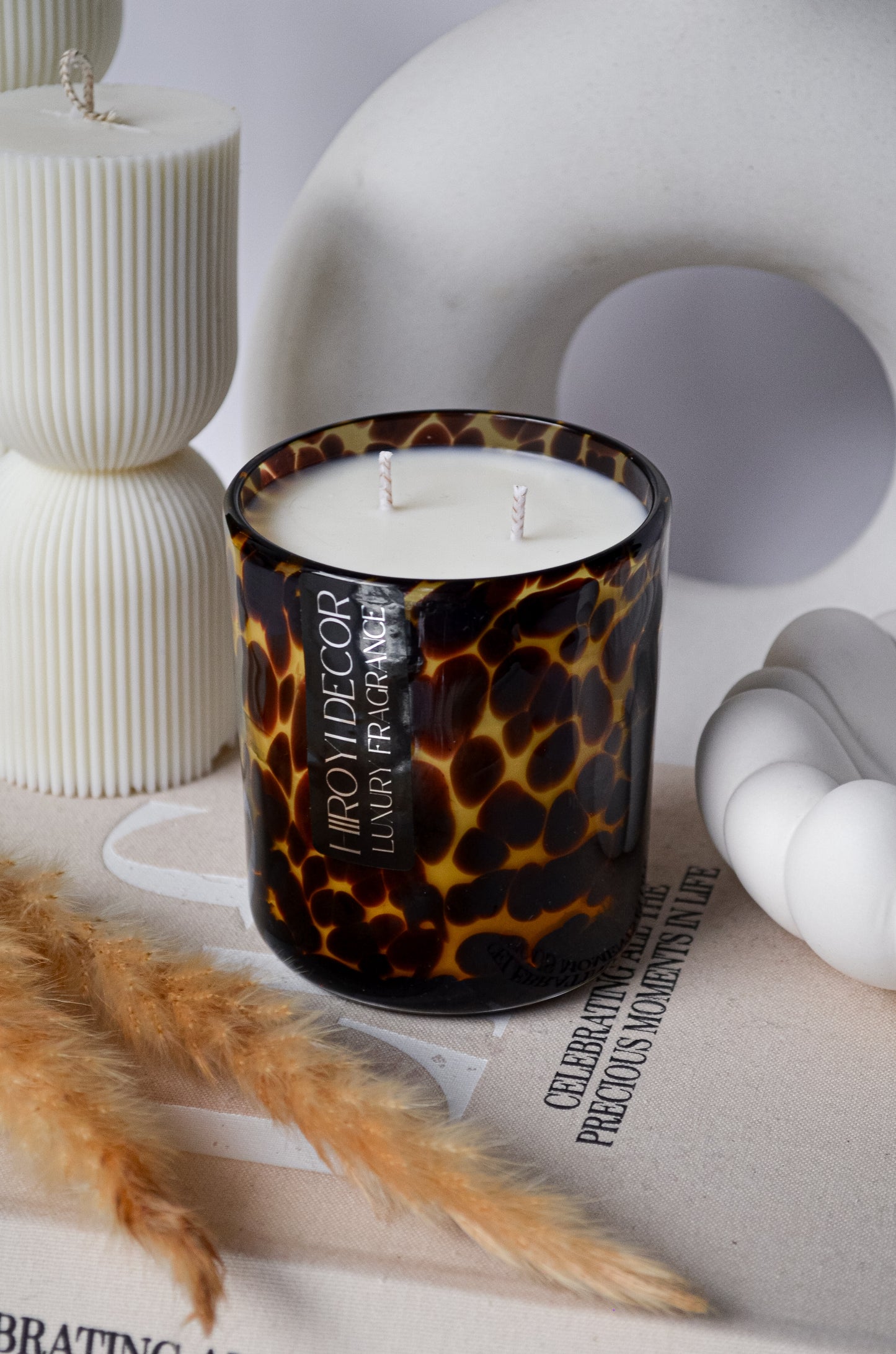 Cheetah Luxury Candle