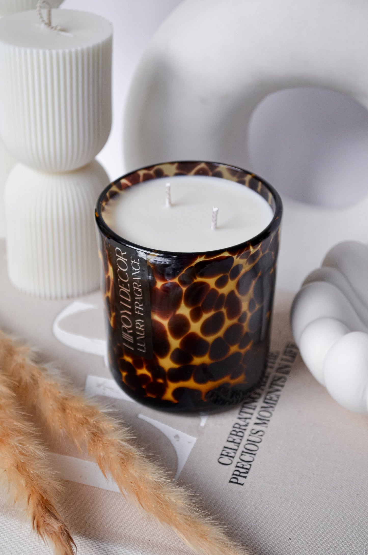 Cheetah Luxury Candle