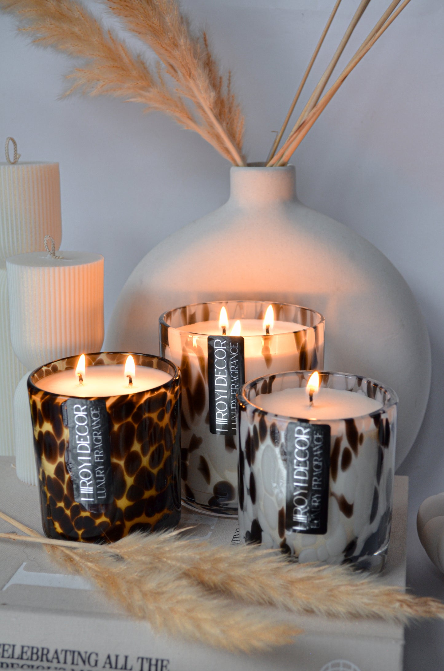 Cheetah Luxury Candle