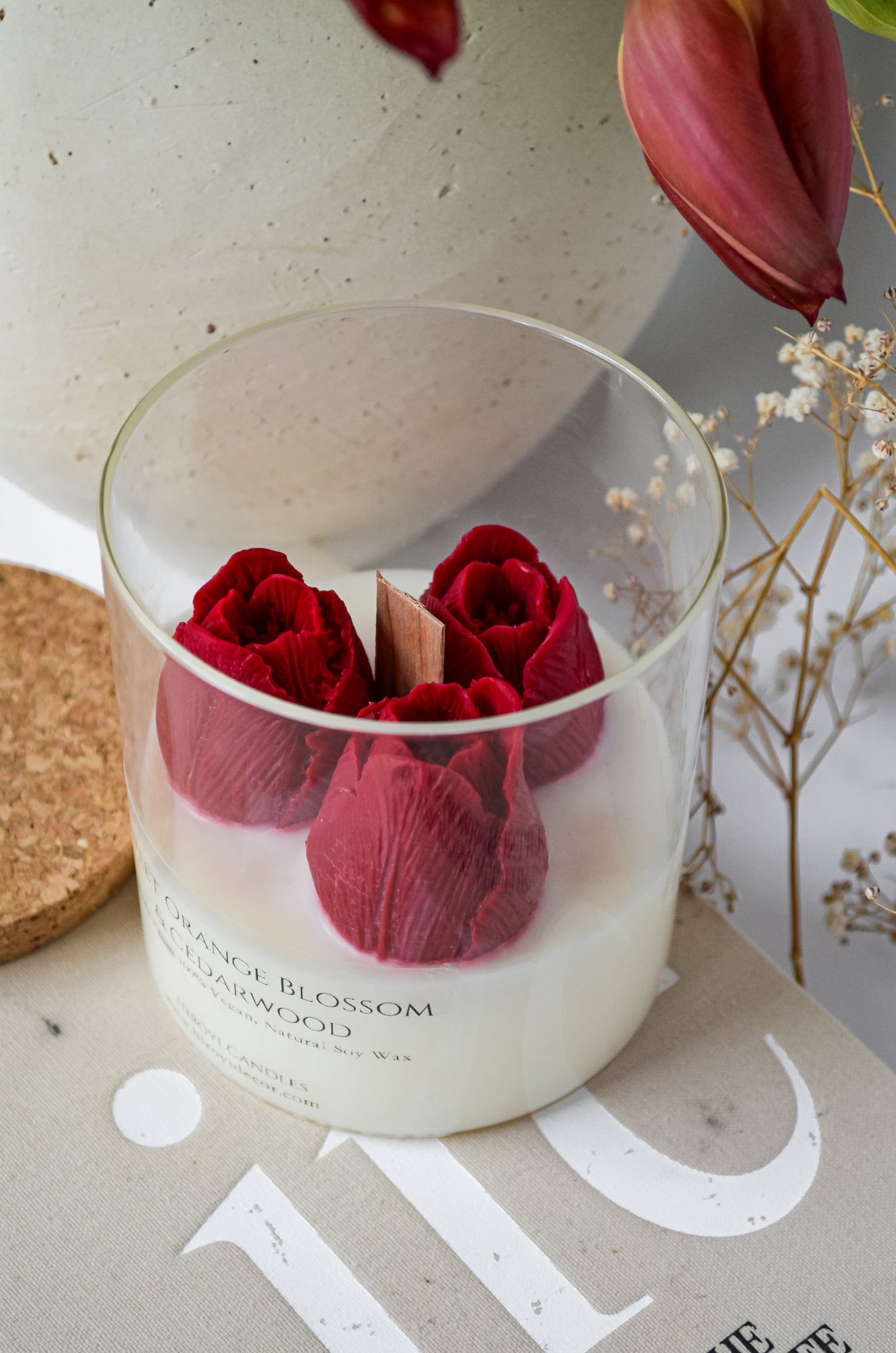 Dutch Red Tulip Scented Candle
