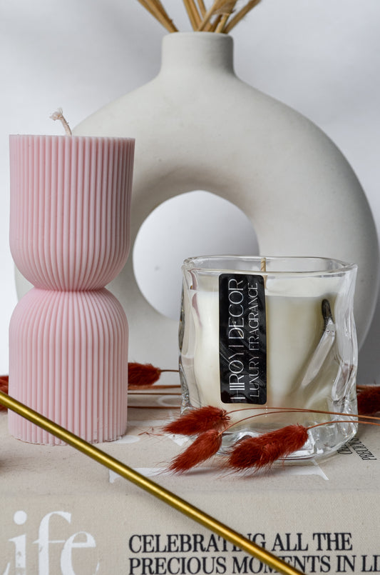 White Glacier Modern Candle