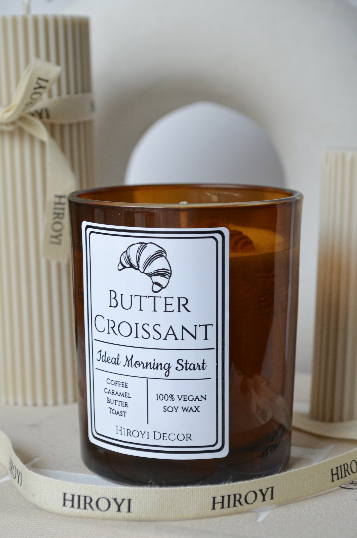 Butter croissant soy candle 