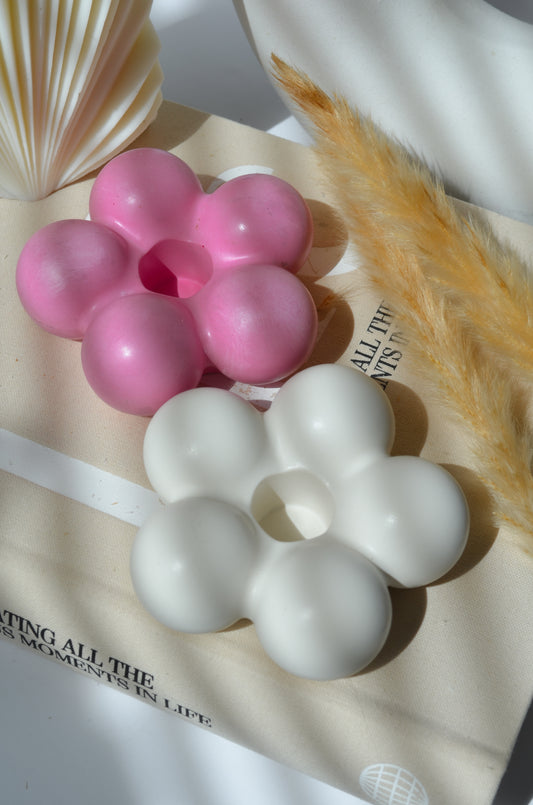 Cloudy Flower Candle Holder