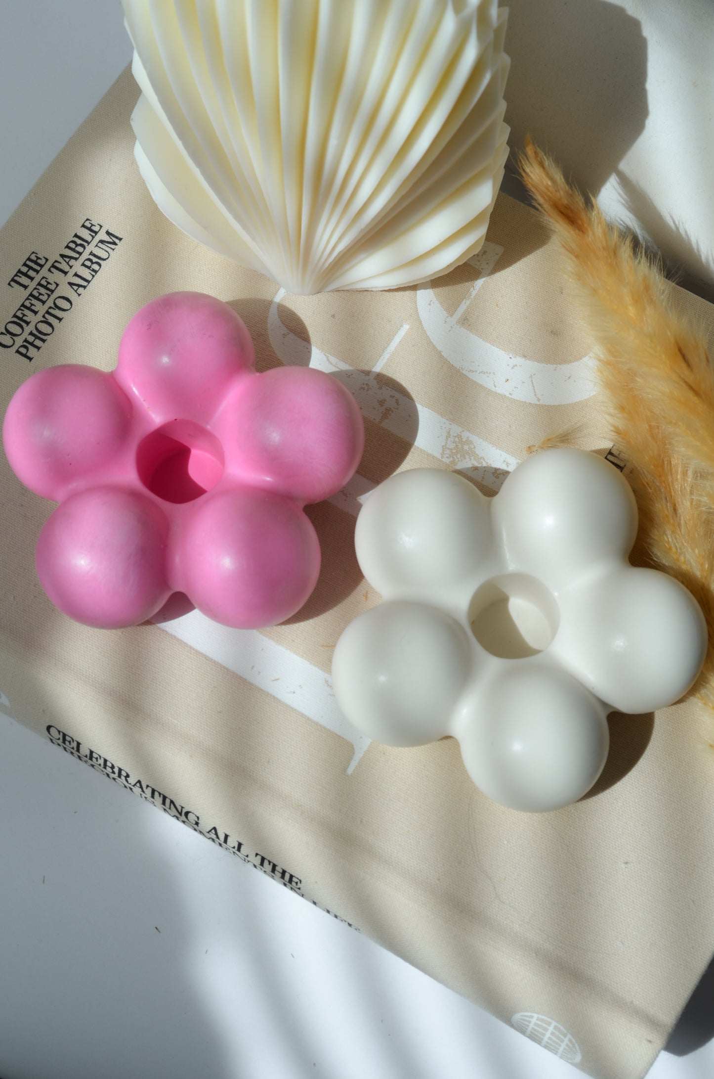 Cloudy Flower Candle Holder