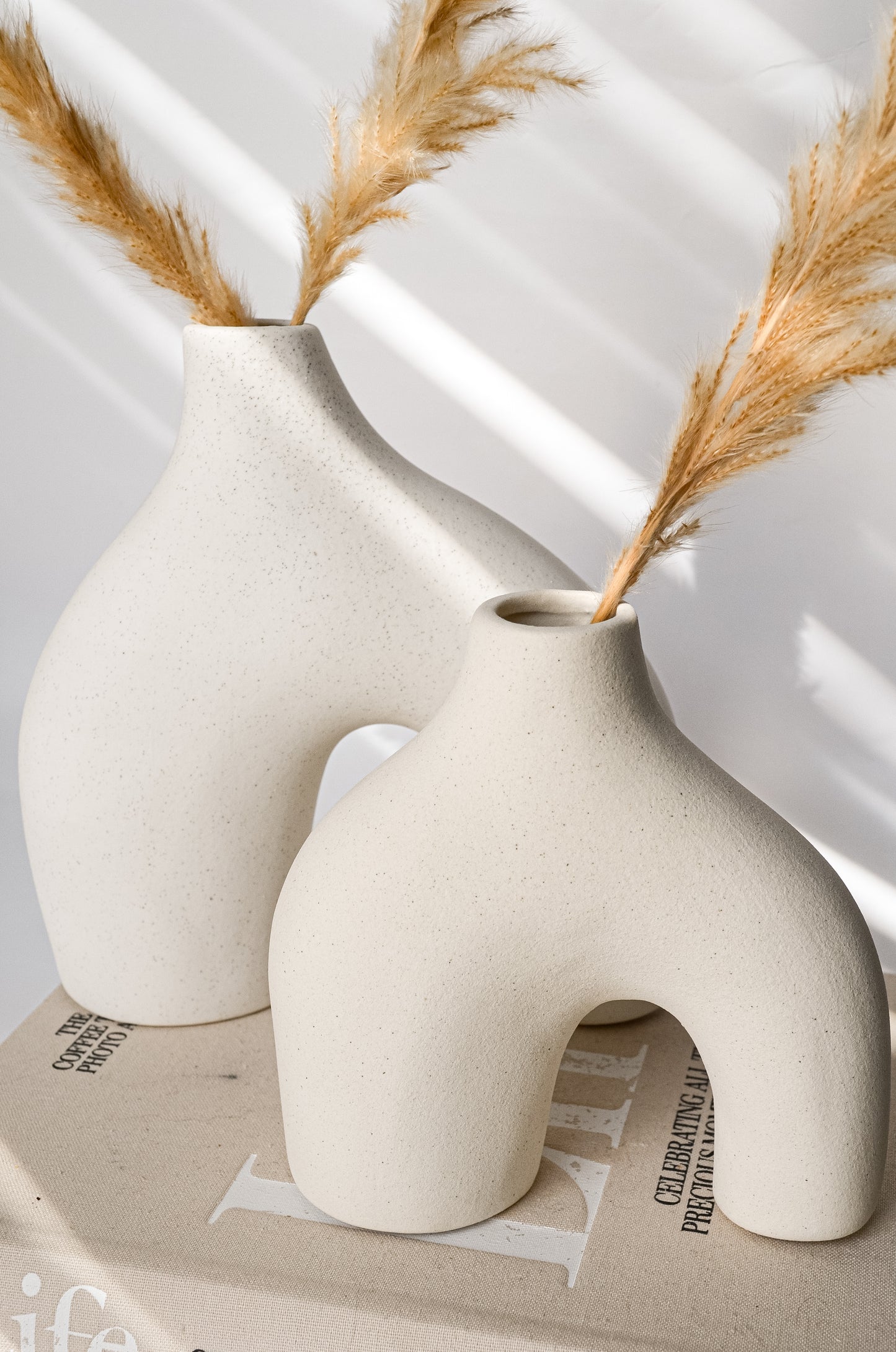 Minimalist Asymmetrical Ceramic Vase