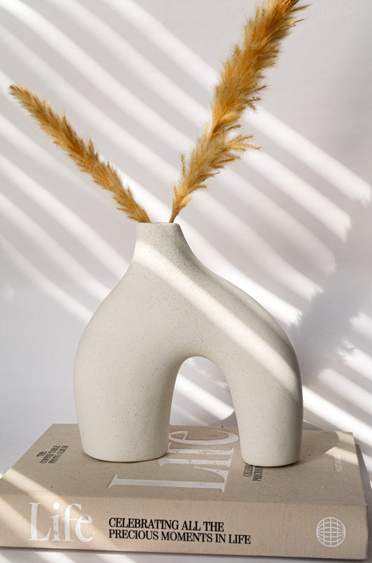 Minimalist Asymmetrical Ceramic Vase