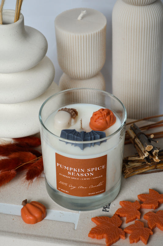 Pumpkin Spice Season Scented Christmas Candle