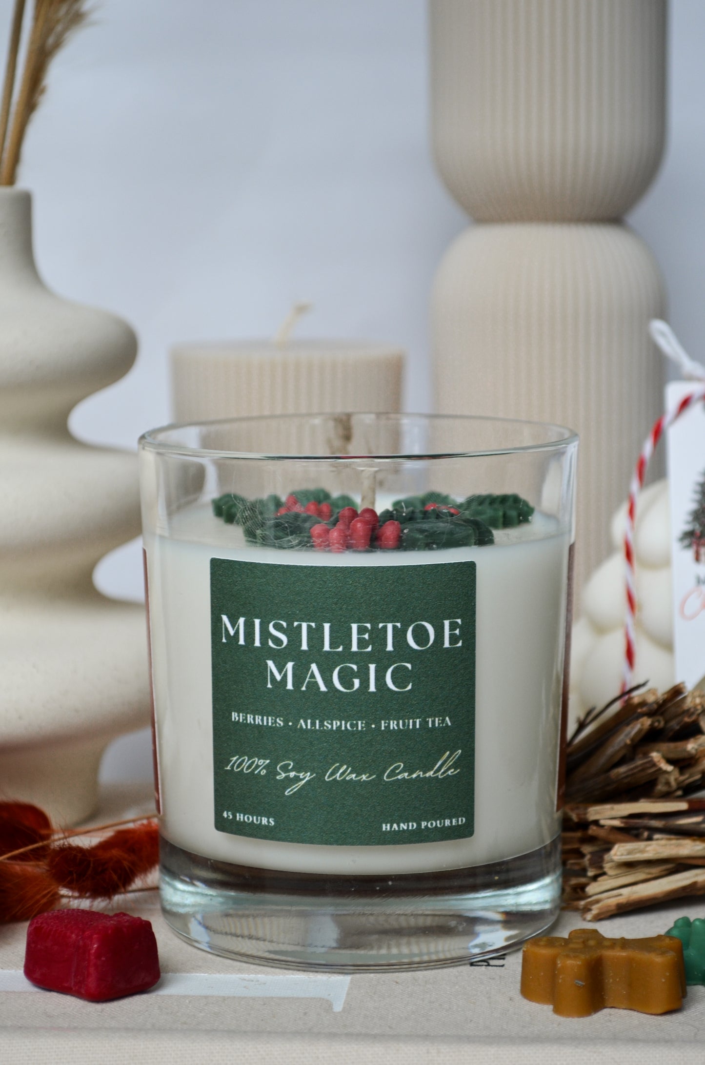 Mistletoe Magic Scented Christmas Candle