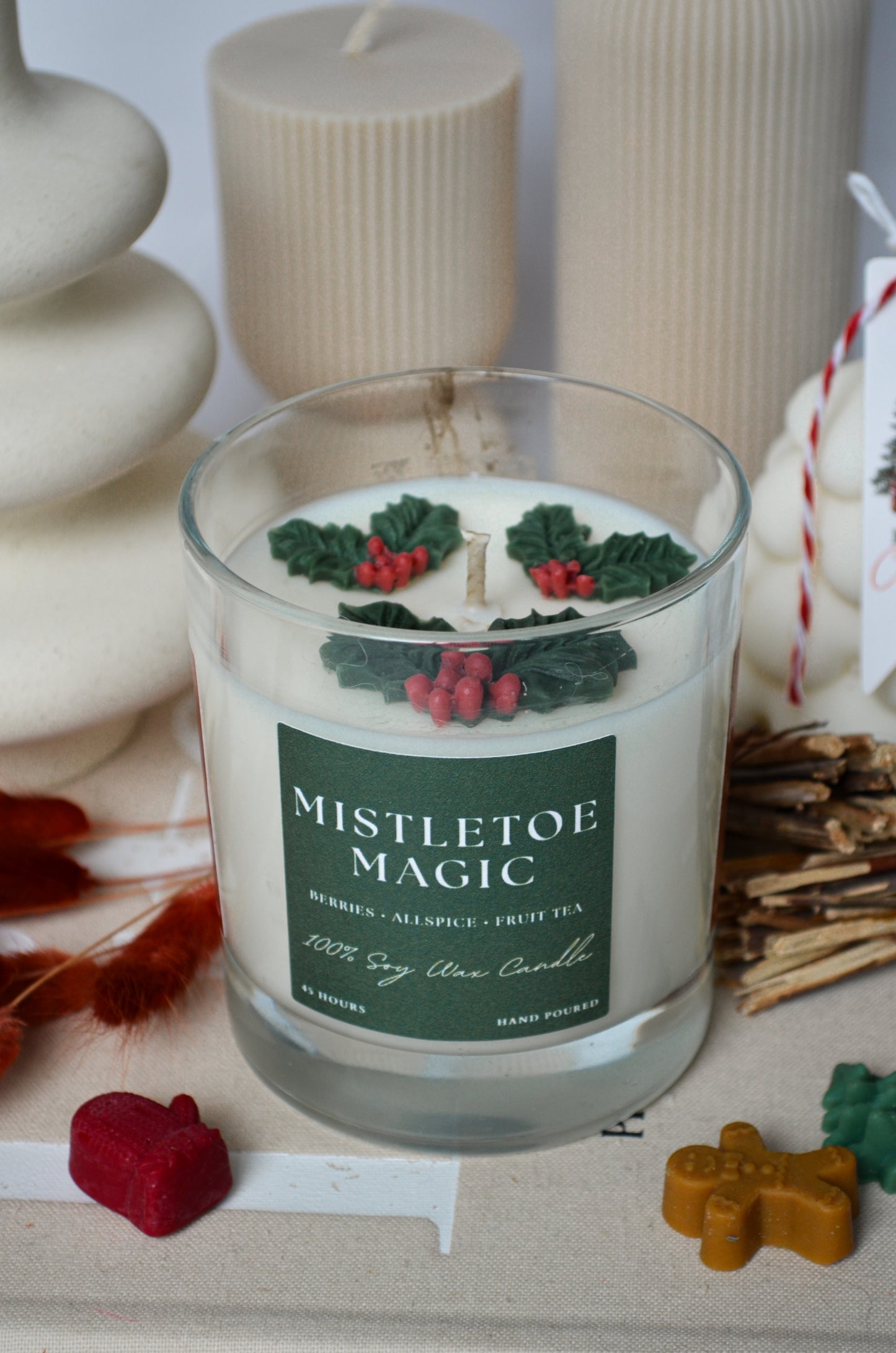 Mistletoe Magic Scented Christmas Candle