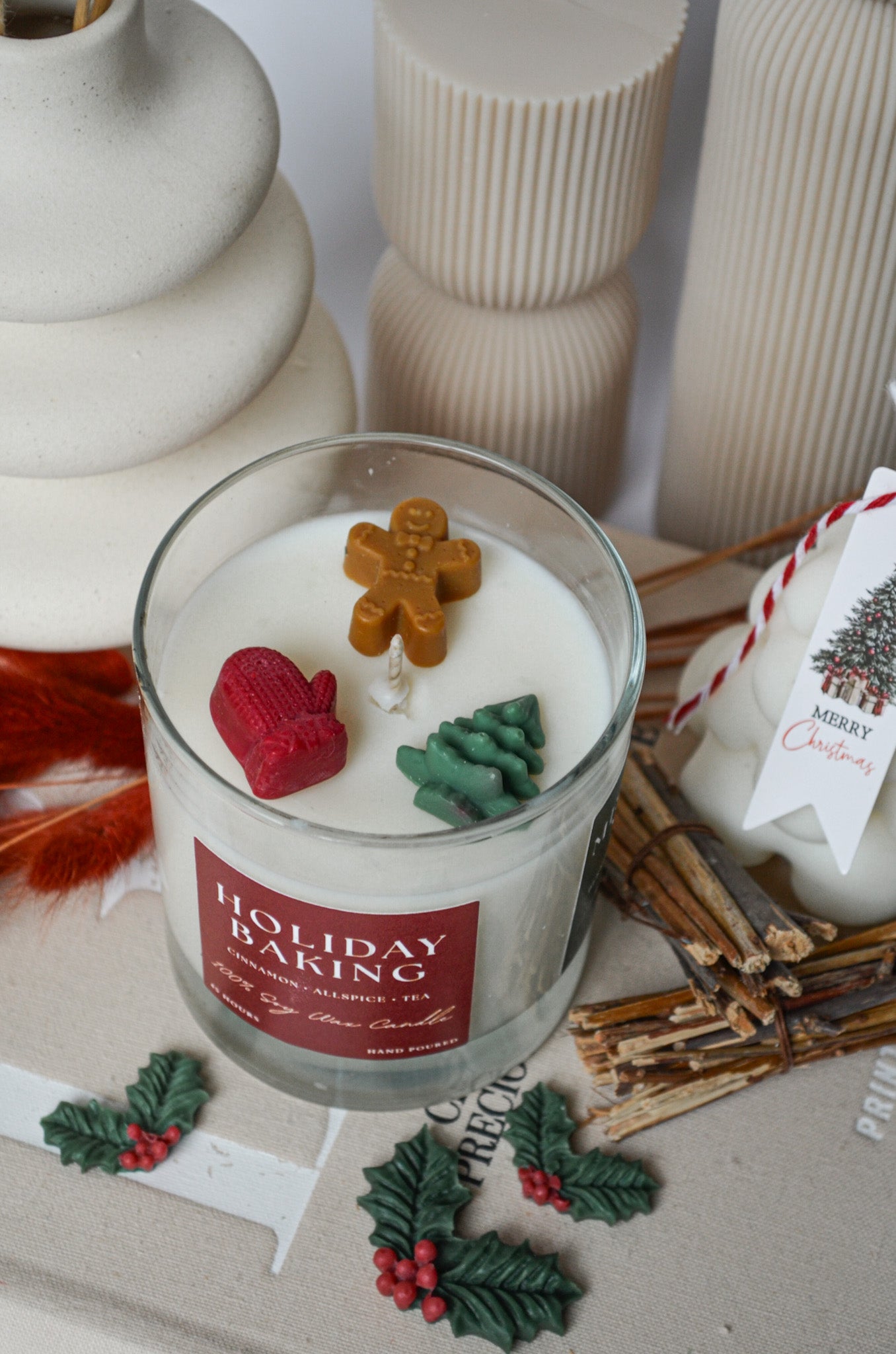 Holiday Baking Scented Christmas Candle