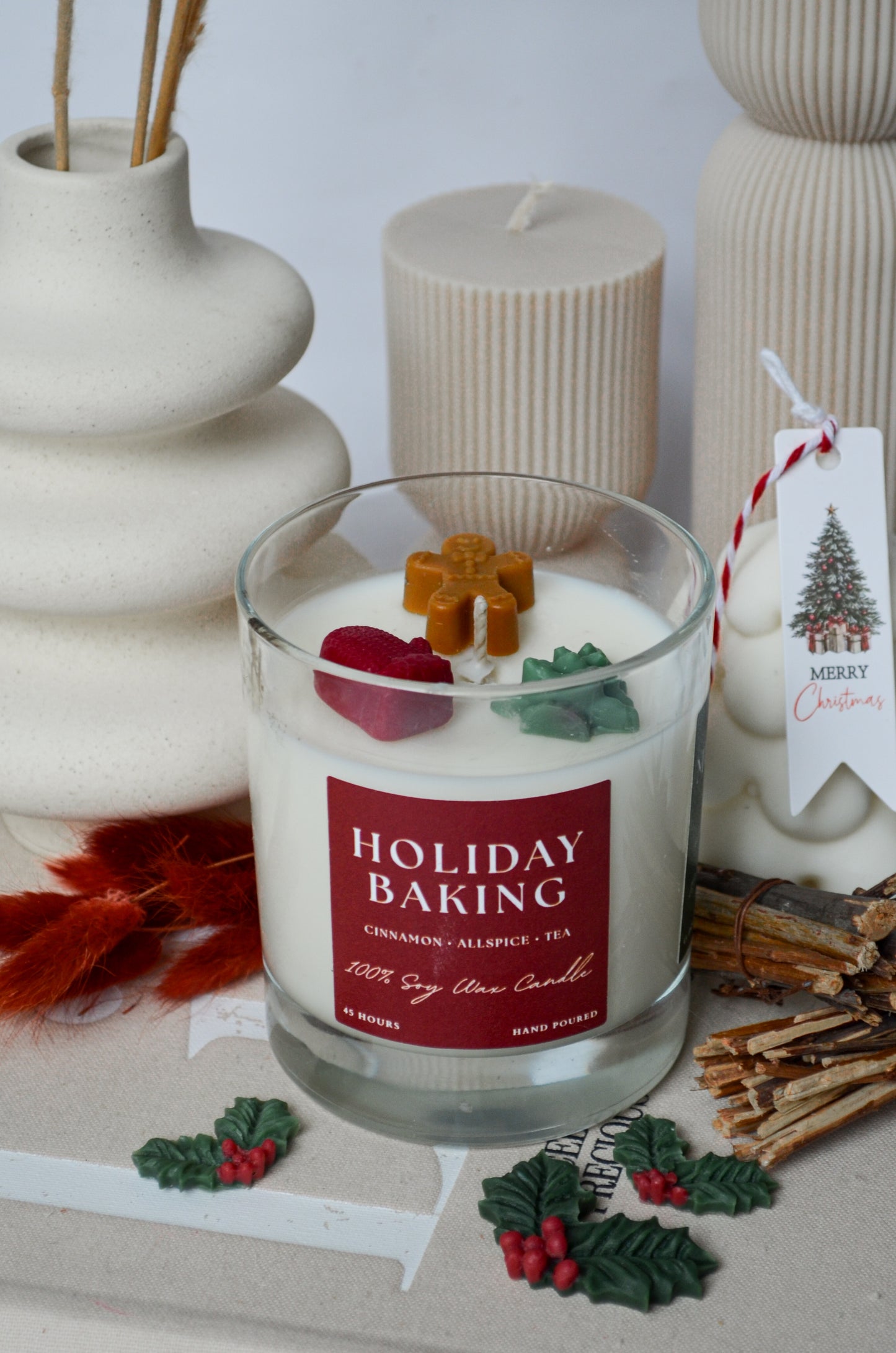 Holiday Baking Scented Christmas Candle