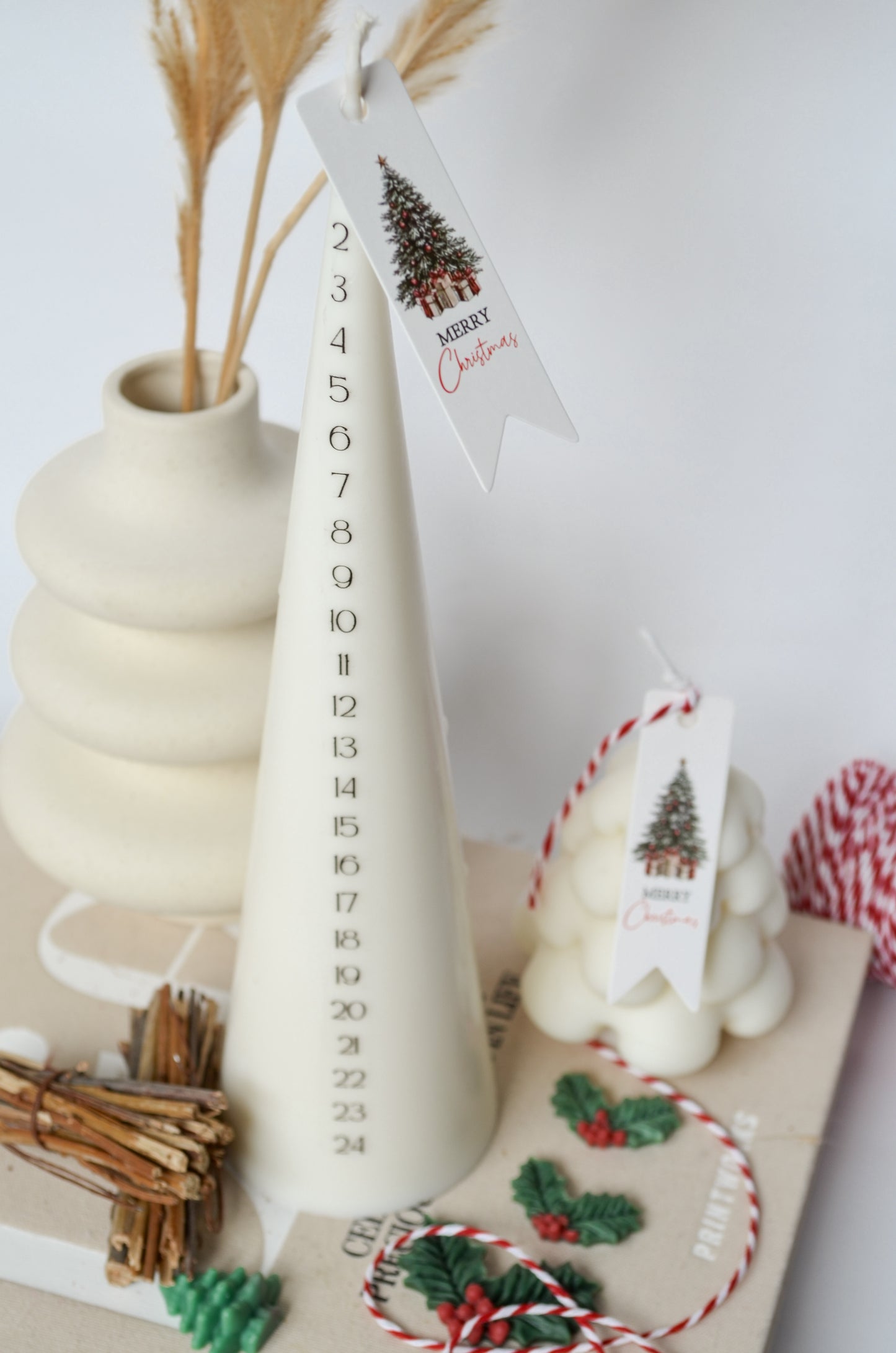 Advent Countdown Candle