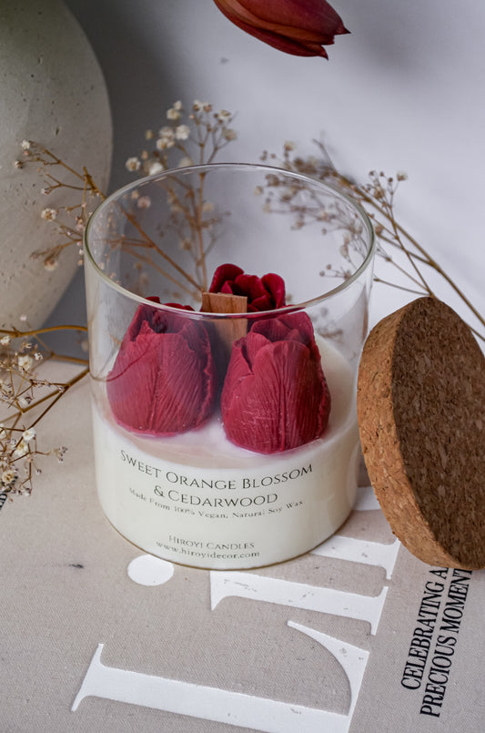 Dutch Red Tulip Scented Candle