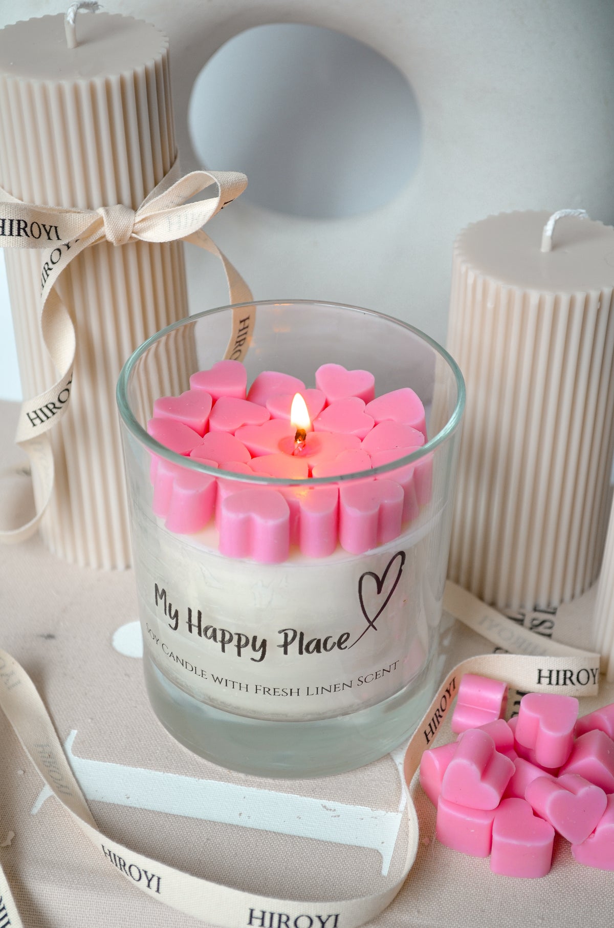Mini Heart Melt Soy Candle